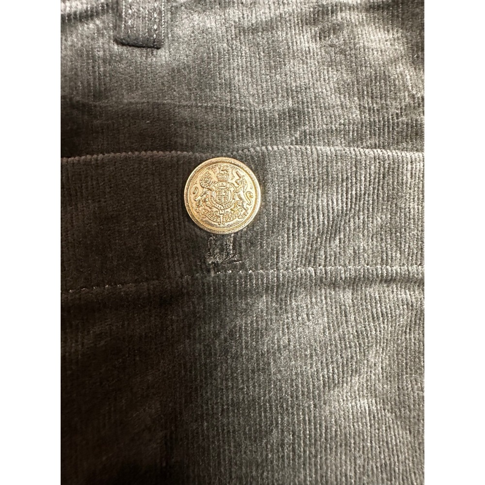 J.Crew Lizzie Wide-Leg Corduroy Patch-Pocket Pant‎ Green Plus Size 34 NEW - Picture 3 of 6